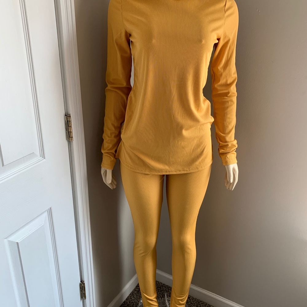 2pc Mustard Yellow set